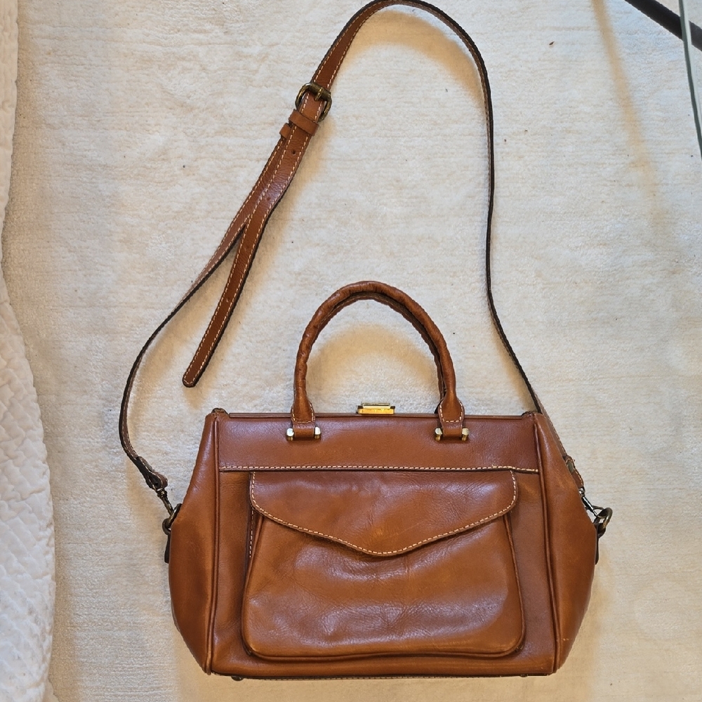 Vintage Style Patricia Nash Leather Handbag